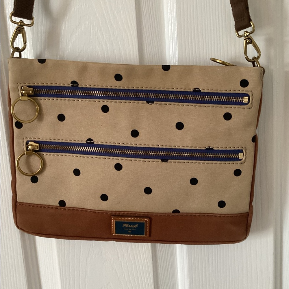 Fossil crossbody bag Authentic Brown Tans
